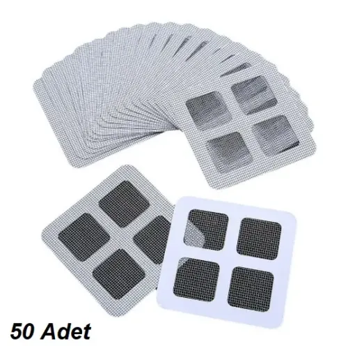 50 Adet Banyo Gider Süzgeci, Sineklik Tamir Kiti (4745)