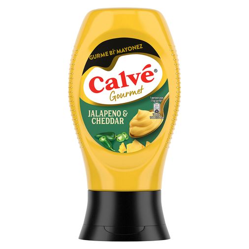 5522418 Calve Gurme Mayonez Jalapeno Cheddar 240 Gr 4 Adet
