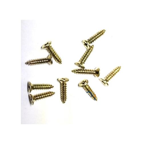 55TK-TK-CNT-6502991995S Klips, Menteşe, Ayak, Ağaç, Sunta Vidası 2,2X9,5Mm - Sarı 100 Adet Diğer