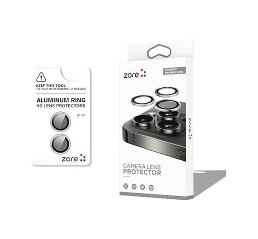 57858324450279699283959 17 İçin Cl-12 Premium Safir Parmak İzi Bırakmayan Anti-Reflective Kamera Lens Koruyucu Gümüş Diğer