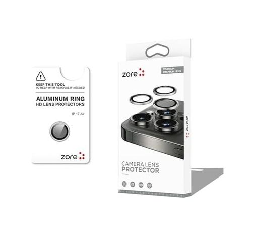 57858324450319299283959 17 Air İçin Cl-12 Premium Safir Parmak İzi Bırakmayan Anti-Reflective Kamera Lens Koruyucu Gümüş Diğer
