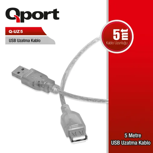 5MT USB UZATMA KABLOSU (Q-UZ5)