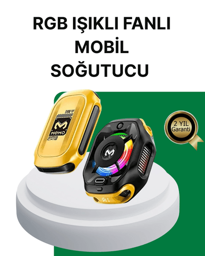7 Kanatlı Vortex Fanlı Akıllı Telefon Soğutma Atı