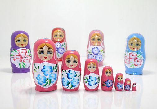 7'li Ahşap Matruşka