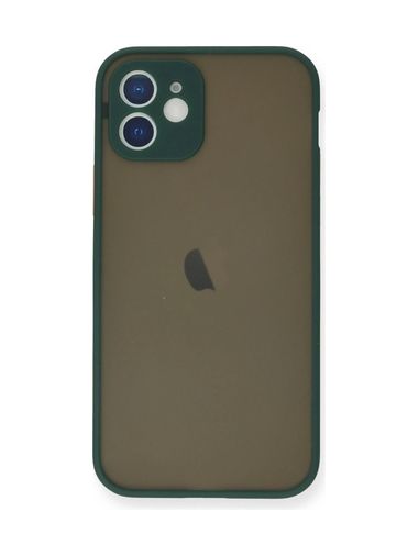 8683140152079-BLNC Iphone Uyumlu 12 Mini Kılıf Montreal Silikon Kapak - Yeşil Diğer