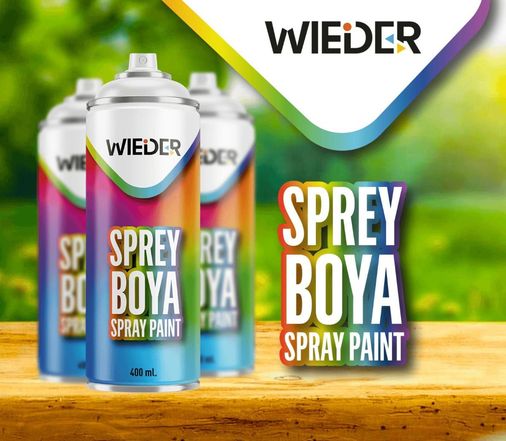92320229 Wieder Sprey Boya Siyah 400 Ml
