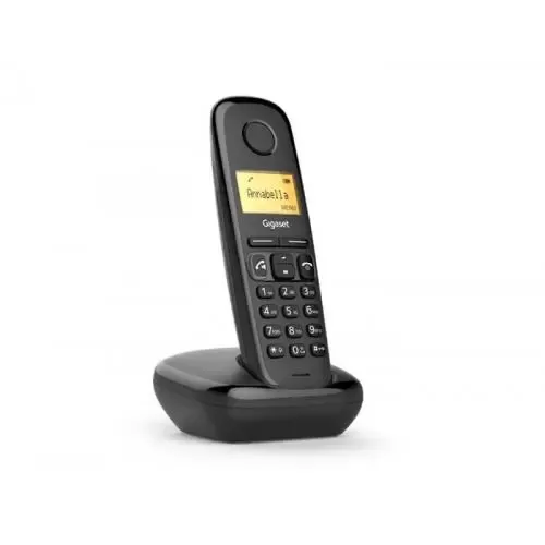 A270, Dect Telefon, Siyah, 18 Saat Konuşma, 200 Saat Bekleme, 80 Kişilik Rehber