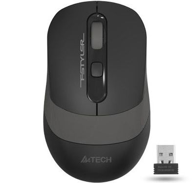 A4-Tech FG10S Kablosuz Nano Mouse Siyah-Gri
