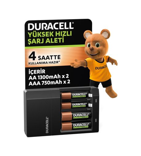 Abell 133249898 Cef 14 Pil Şarj Cihazı, 4 Saat 1 Adet Ve Şarj Edilebilir Aa Ve Aaa Pil 2&apos Şer Adet