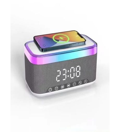 Acl Acs-1 15W Wireless 10W Hoparlör Saat Göstergeli Bluetooth Hoparlör