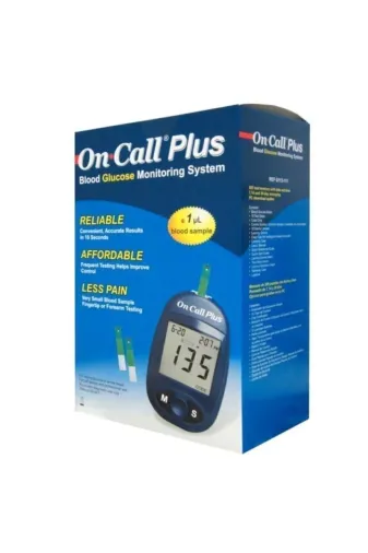 Acon 682607535118 Şeker Ölçme Aleti Kan Şekeri Ölçüm Cihazı Şeker Aleti On Call Plus ***