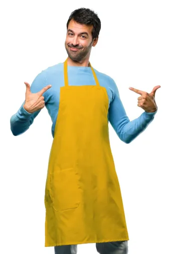 ACR Giyim ACRONLUK Sarı Mutfak Önlüğü -Unisex-
