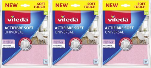 Actifibre Soft Universal New Soft Touch (Paket içi 2 Li) (3 Lü Set)