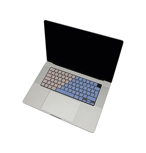 Aebo 131611915 Macbook Türkçe Q Klavye Koruyucu Mavi Pembe M1-M5 Air 13.6 A2681 A3113 A3240 A3449 Pro 14 A2442 A3426 A3434 Pro 16 A2485 A3429 Neo 13 Ultra İnce Silikon Keyboard Cover Touch Id