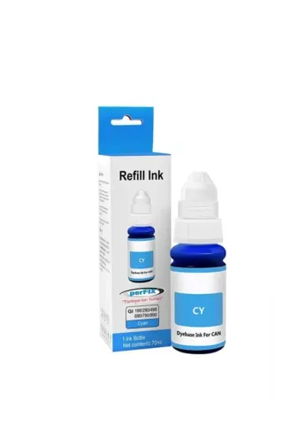 Afila Cgi-490C - Mavi Şişeli 790 - 190 - Uyumlu Mürekkep 70Ml (Canon )