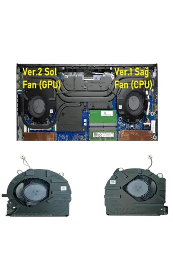 Afila NF-KR51187SET-0289 Hp Victus 16-E0071Nt (68P40Ea) Notebook Cpu, Gpu Fanı (Sağ, Sol Set)