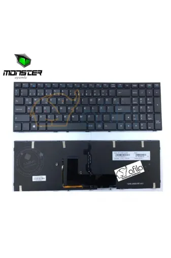 Afila NK-KR30341L..-x.1Z25 Monster Abra A7 V6.1.2 A7 V6.1.3 Notebook Uyumlu Klavye Siyah Tr Işıklı