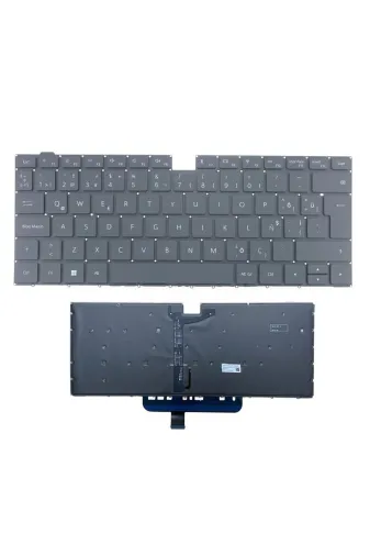 Afila NK-KR30757..-x.11zZ87 Huawei Matebook 14 Klvl-Wdh9Q Notebook Klavyesi (Siyah Tr) Işıklı