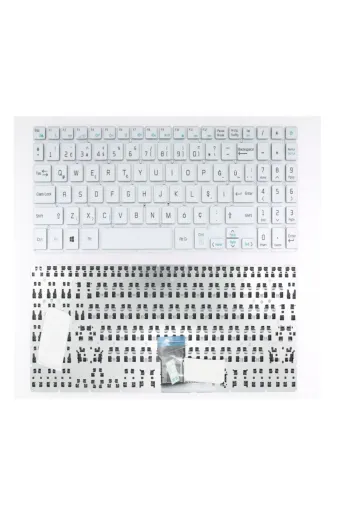 Afila NK-KR50692G.X60 Casper Nirvana S500.1021-8E00X-S Silver Notebook Klavyesi Gri Tr