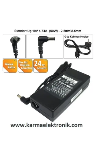 Afila TYC00563257615 Msi Medion Akoya E6217 Adaptör Şarj Aleti 19V 4.74A (90W)