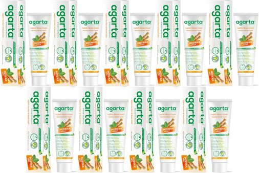 Agarta Doğal Diş Macunu 100ML Misvak özlü (9 Lu Set)