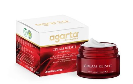 Agarta Doğal Yaşlanma Karşıtı Reishi Kremi 50 ML (Kırışıklık - Dolgunlaştırıcı)