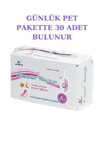 Airiz GUNLUK Tiens Günlük Ped ( 30 Adet ) Emici Yapısı Yumuşak Pamuklu Katman Kadın Pedi