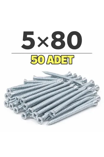 akatsuki 60 Adet 5X80 Yhp Sunta Vidası (Yıldız Başlı)5*80
