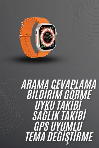 Akıllı Saat Arama Cevaplayan Bildirim Görme Yeni Nesil Bluetooth Bağlantılı