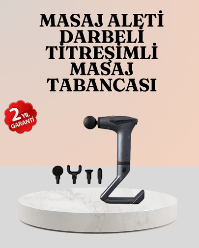 AKTÜEL 3in1 Taşınabilir Şarjlı Titreşimli Masaj Cihazı Çok Fonksiyonlu