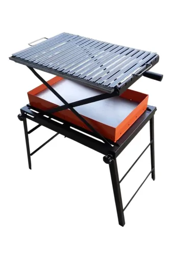 ALKAN KALIP SA-006 Sac Izgaralı Portatif Mangal