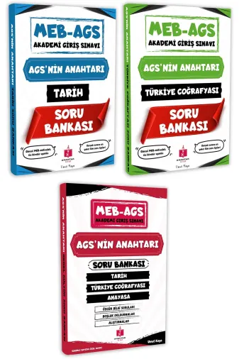 Anahtar Kitap 2525dfsd6599 2026 Meb Ags Ags'nin Anahtarı Tarih, Türkiye Coğrafyası Ve Anayasa 3'lü Soru Seti