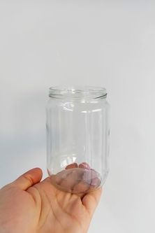 Anda 57855210125353380184975 Afracam 720 Ml Şeffaf Kavanoz 720 Cc Konserve Metal Siyah Kapaklı Cam Kavanoz 6 Adet 12 Izgara
