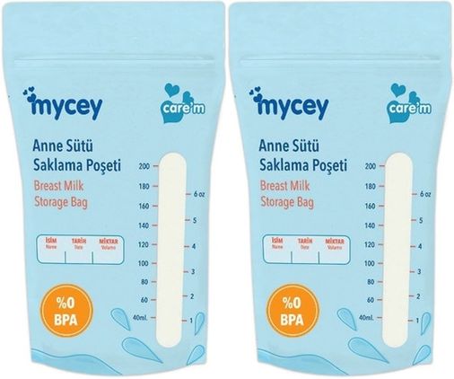 Anne Sütü Saklama Poşeti (2 Li Set)