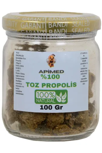 APİMED ASDF435 Toz Propolis (100Gr) Efsane Besin