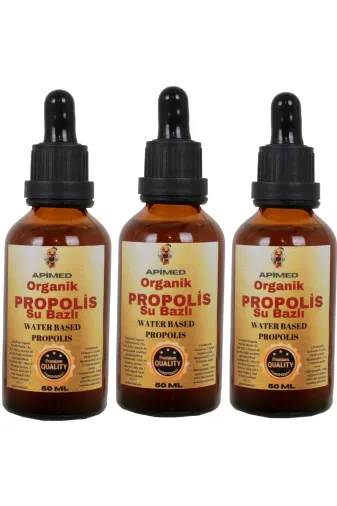 APİMED SDVX34534 Propolis Su Bazli (3*50Ml) Efsane Firsat