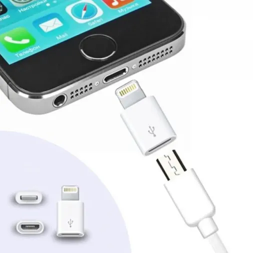 Apple iPhone / iPad Micro Usb Dönüştürücü Adaptör OTG Aparat (4745)