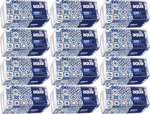 Aqua Pratik Mendil 250 Yaprak Tekli Pk