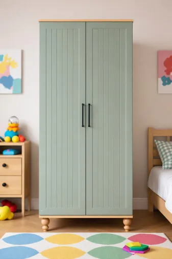 arionkids GLSN2KPKLCKMCL Gülsün 2 Kapaklı Çekmeceli Dolap | %100 Mdf Kalitesi, Modern Tasarım Ve Fonksiyonel Depolama