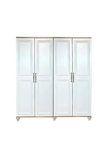arionkids TYCC31247CD1CA140BA945400 Sicilya Modern 4 Kapaklı-Çekmeceli Mdf Dolap | Rehau Kaplama | Gürgen Ağacı Ayaklı | Sağlam Yapı