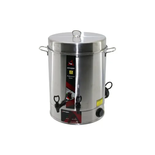 ARMAĞAN 250 BARDAK ÇAY OTOMATI ELEKTRİKLİ SEMAVER ÇAY MAKİNESİ ÇİFT MUSLUK 2500W (4745)