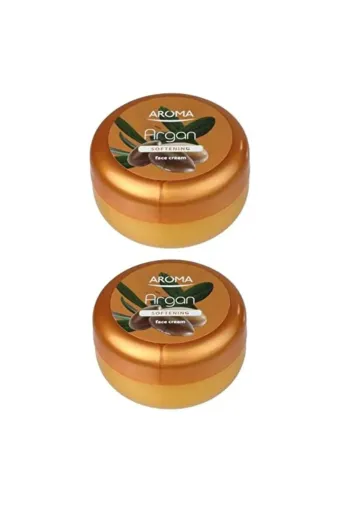 Aroma 535 Yumuşatıcı Yüz Kremi Tüm Çiltler – Argan 2 X 75 Ml