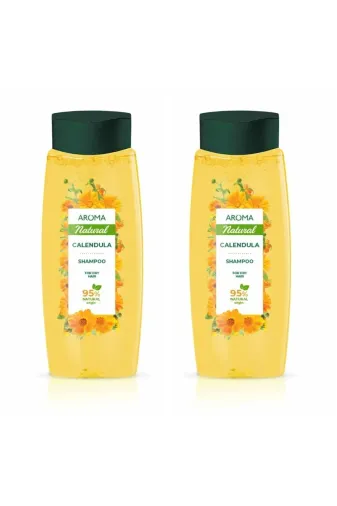 AROMA NATURAL 6351 Şampuan Calendula % 95 Bitkisel 2 X 400 Ml
