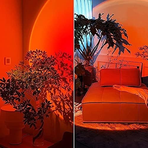 ART 57855210124098980184975 Kumandalı Gün Batımı Projektörü Rgb 16 Renk Ufo Projeksiyon Usb Masa Lambası