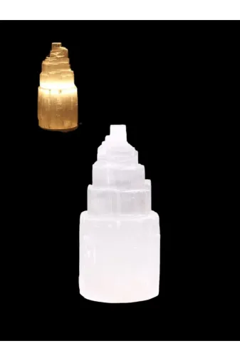 ART LİFE DOĞALTAŞ Natural Stones 5468489465316546531 Selenit Doğal Taş Lamba