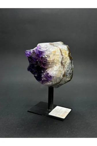 ART LİFE DOĞALTAŞ Natural Stones ART LİFE DOĞALTAŞ Natural Stones 300209 Brezilya Ametist Doğaltaş Siyah Demir Stantli