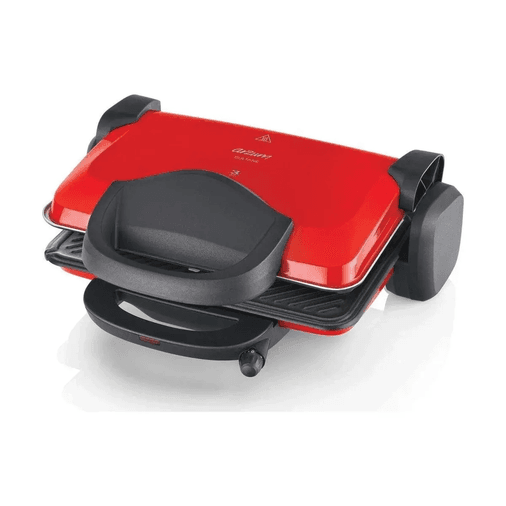 Arzum Ar2007 Sultane 1800W 4 Dilim Kapasiteli Izgara Ve Tost Makinesi, 180° Açılır Gövde, Kırmızı