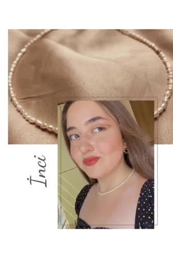 ASIYEGULBOUTIQUE INCI1 Gerçek Tatlı Su Inci Kolye