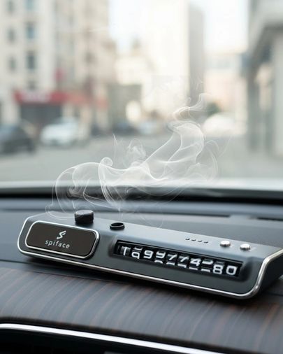 ASTRALTECH 119966320 Araç Ön Cam Nemlendirici Telefon Numarası Gösterme Aparatı Led Işıklı Diğer