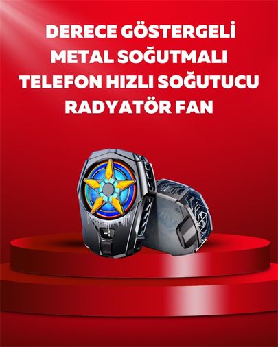 ASTRALTECH 96903139 Mobil Cihaz Soğutma Radyatörü - Metal+Abs, Type-C Kablolu